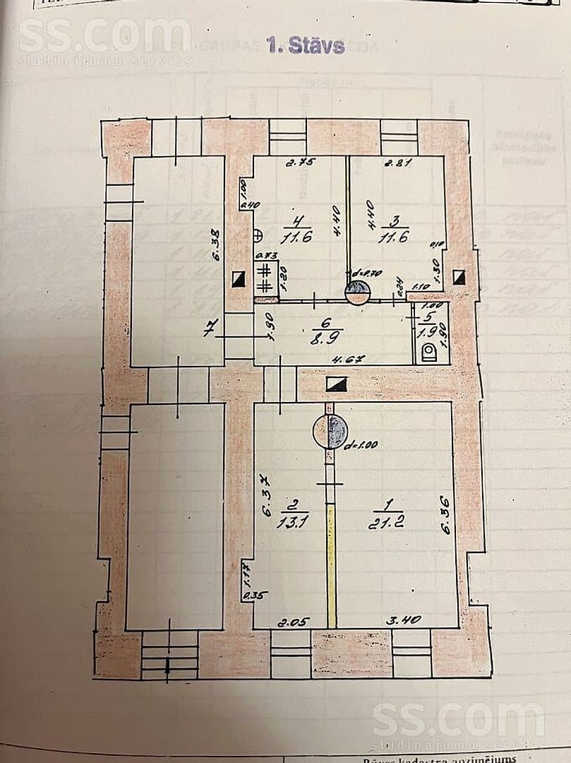 Trīsistabu dzīvoklis — Mihaila iela 8 — bilde 2