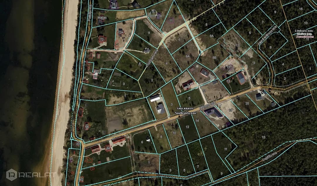 Zeme, 2400.00㎡ - Saulkrastu novads, Saulkrasti — bilde 4