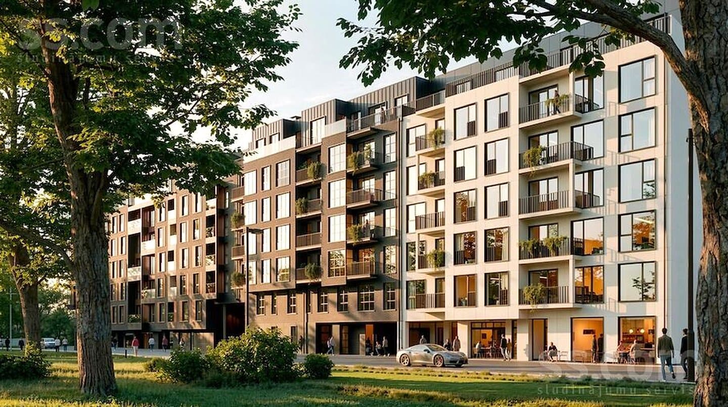 4 istabu dzīvoklis — Miera 75 — bilde 4