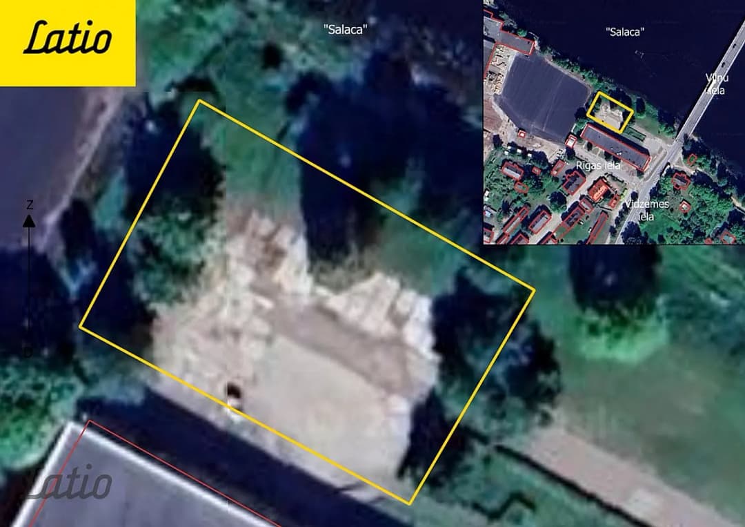 Pārdod zemes gabalu Salacgrīvā pie Salacas upes, 500 m no jūras!
Adrese: Rīgas iela 2a,