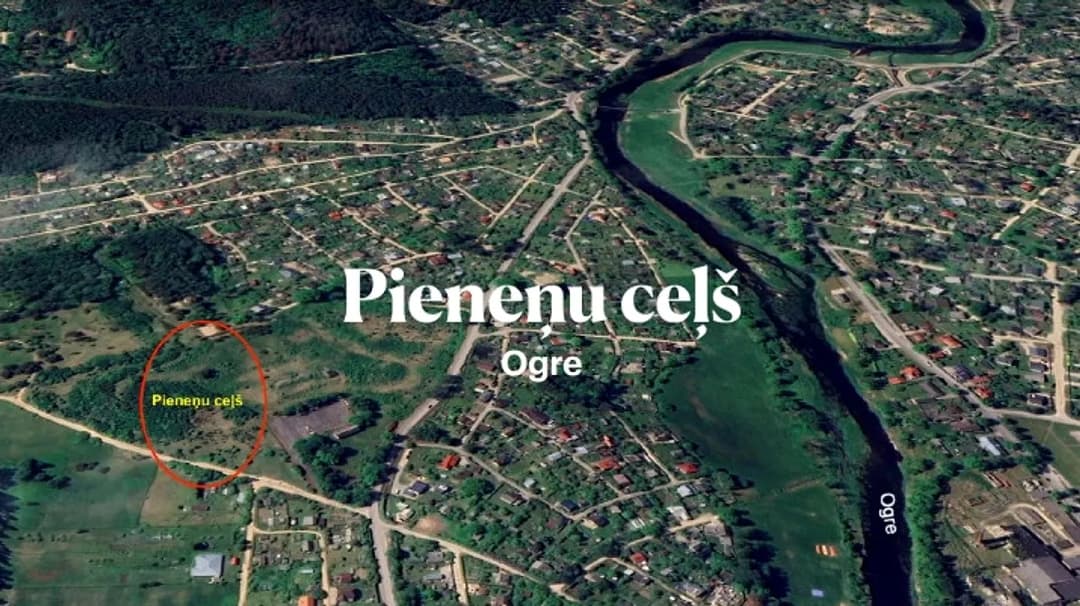 Zeme privātmāju būvniecībai. Klusa, skaista reljefaina vieta dabā ar kokiem un iespēju — bilde 2