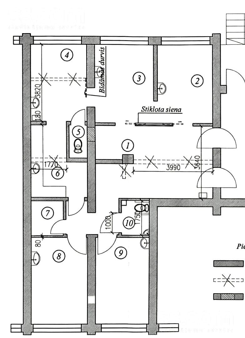 4 istabu dzīvoklis — L. Paegles 15 — bilde 3
