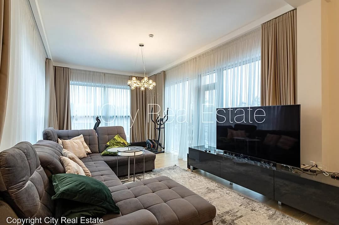 Jaunceltne, labiekārtota apzaļumota teritorija, luksuss apartamenti 89,6 m2, ir lifts, balkons, — bilde 2