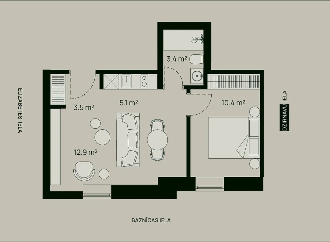 Baznīcas 5, Centrs — bilde 3