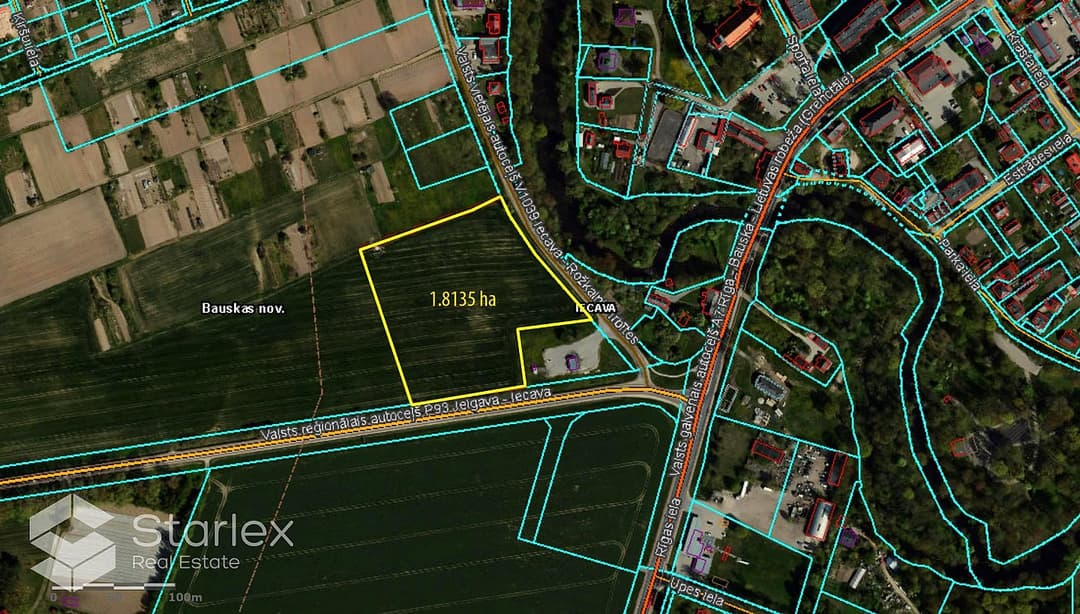 Zeme, 18135㎡ - Bauskas novads, Iecava — bilde 4