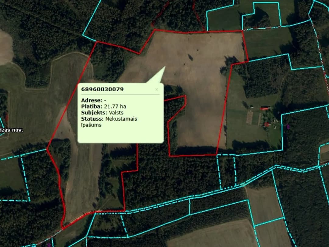 Iegādei pieejama piecu zemes gabalu pakete. Kadastra apzīmējumi: 1. 6896 003 0073 (5,03 ha); 2. — bilde 4