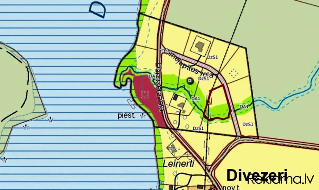 Pārdod apbūves gabalu Divezeros ar piekļuvi ezeram. Savrupmāju dzīvojamās apbūves — bilde 3