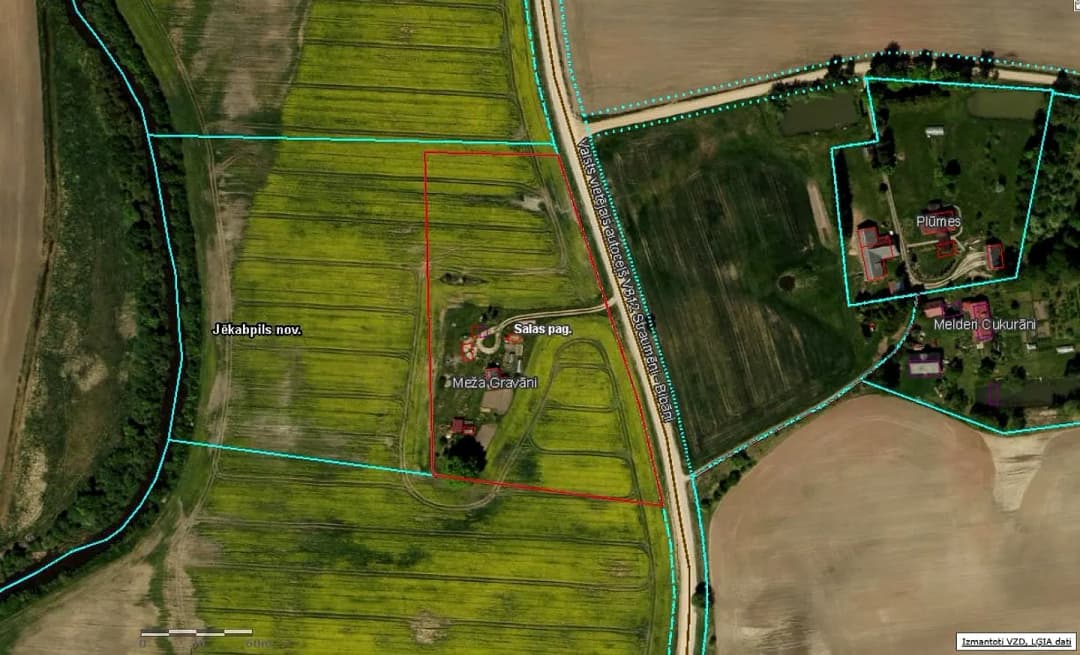 Zeme, 18200㎡ - Jēkabpils novads, Salas pagasts