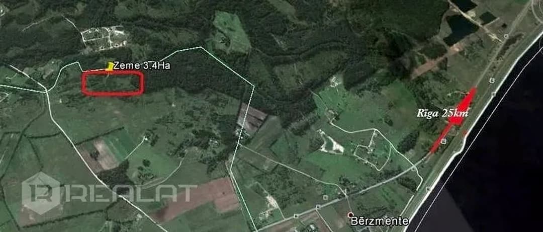 Zeme, 32000.00㎡ - Ķekavas novads, Daugmales pagasts