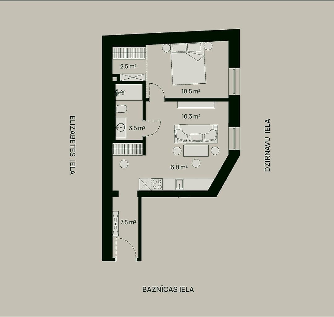 Baznīcas 5, Centrs — bilde 2