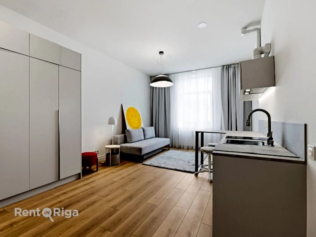 Piedāvājumā pilnīgi jauns premium klases studio tipa dzīvoklis vienā no elegantākajiem — bilde 2