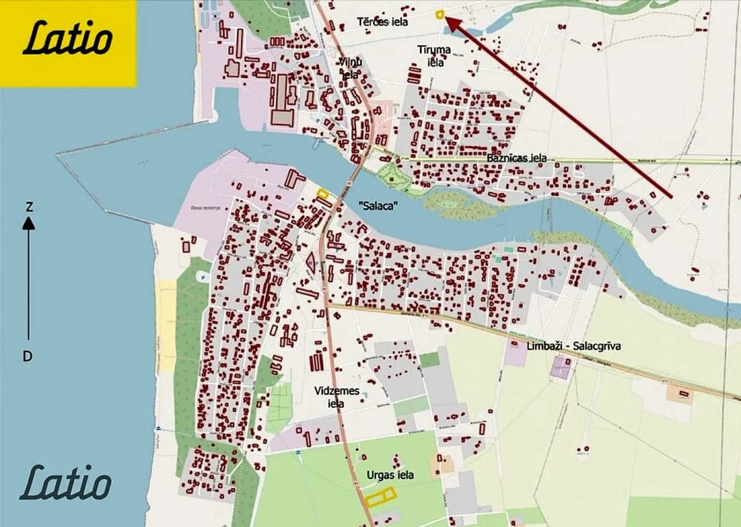 Pārdod privātās apbūves zemes gabalu Salacgrīvā, Tīruma ielā! Platība 635 m2. — bilde 3