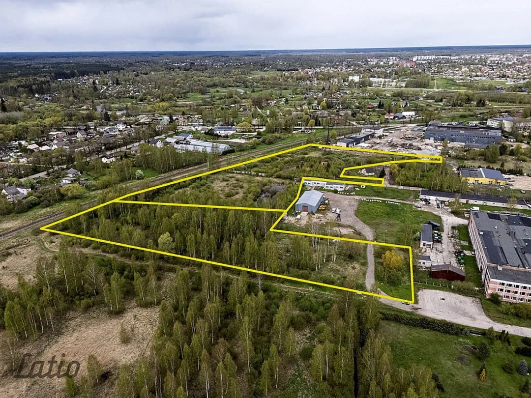 Piedāvājumā apbūves gabals Jelgavas rūpnieciskajā zonā, kas ir piemērota vieta ražošanas, — bilde 2
