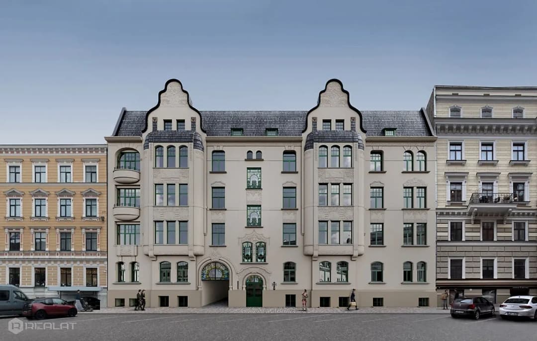 4-ist. Dzīvoklis, 96.90㎡ - Rīga, Centrs — vēl bildes