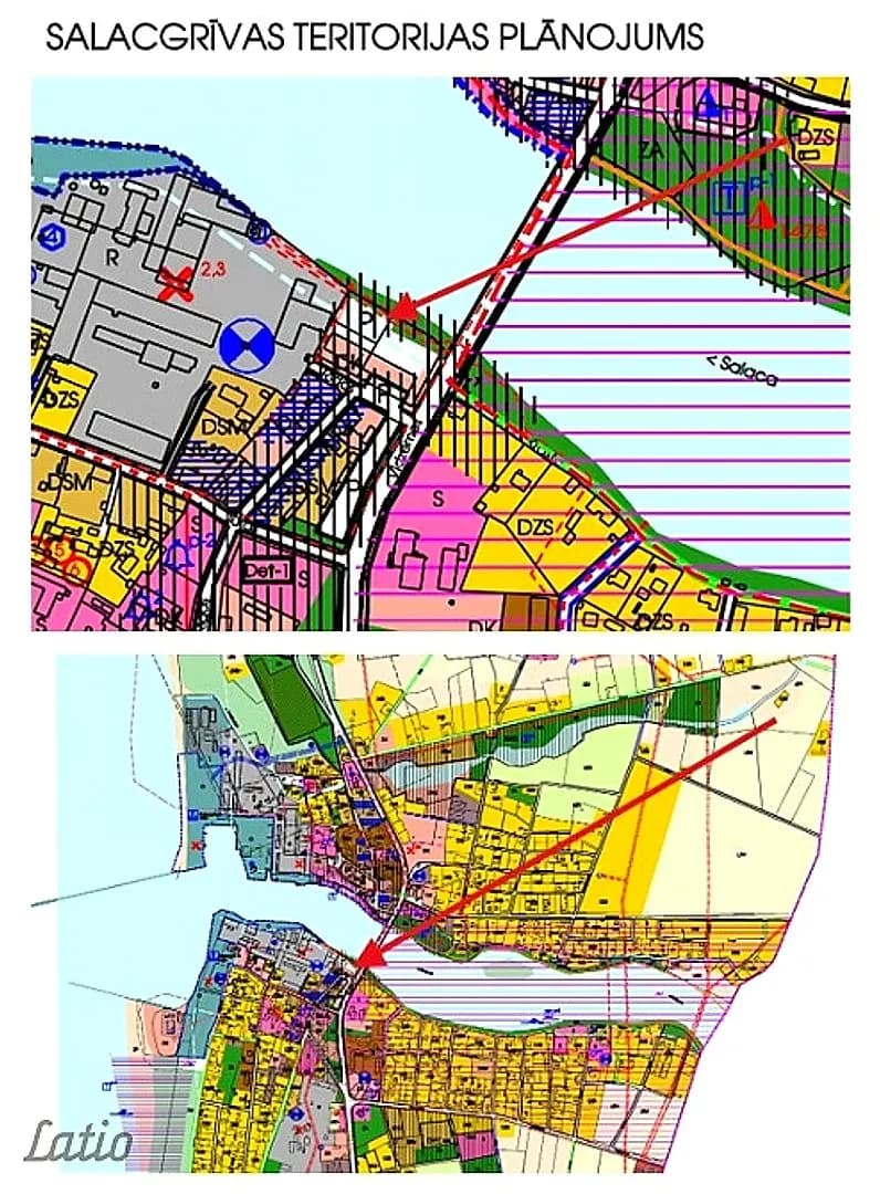 Pārdod zemes gabalu Salacgrīvā pie Salacas upes, 500 m no jūras!
Adrese: Rīgas iela 2a, — bilde 3