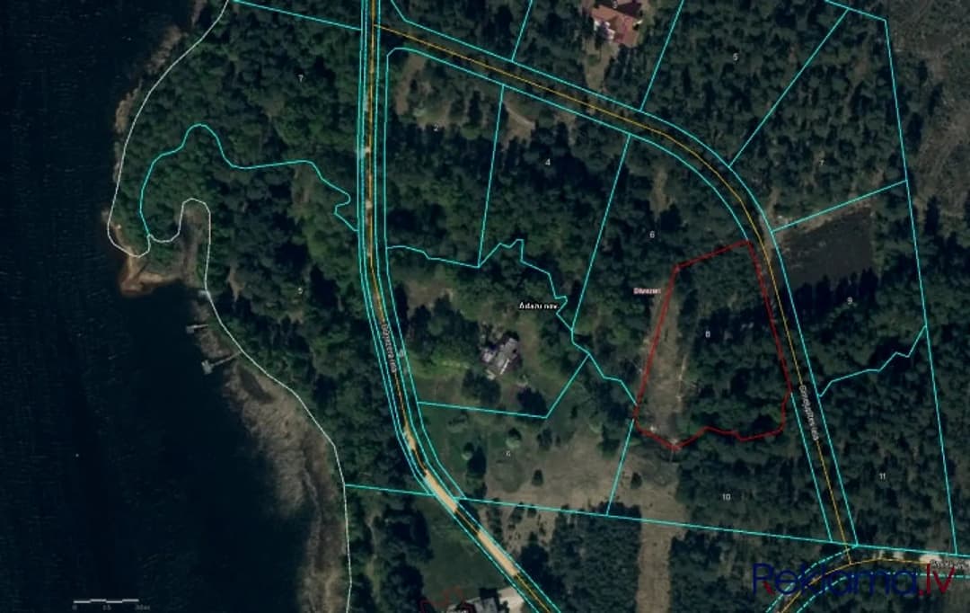 Pārdod apbūves gabalu Divezeros ar piekļuvi ezeram. Savrupmāju dzīvojamās apbūves — bilde 2