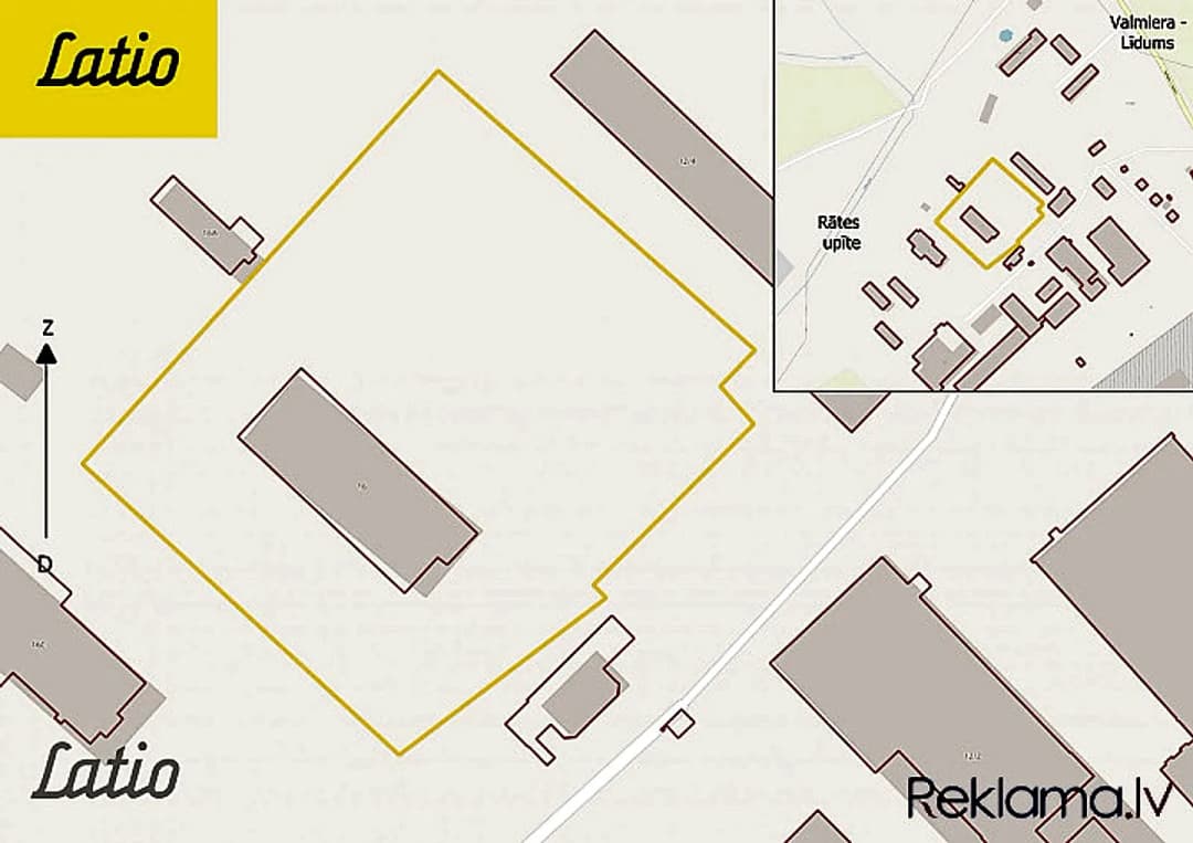 Pārdod komercapbūves zemes gabalu industriālajā teritorijā pie Valmieras, Valmieras — vēl bildes