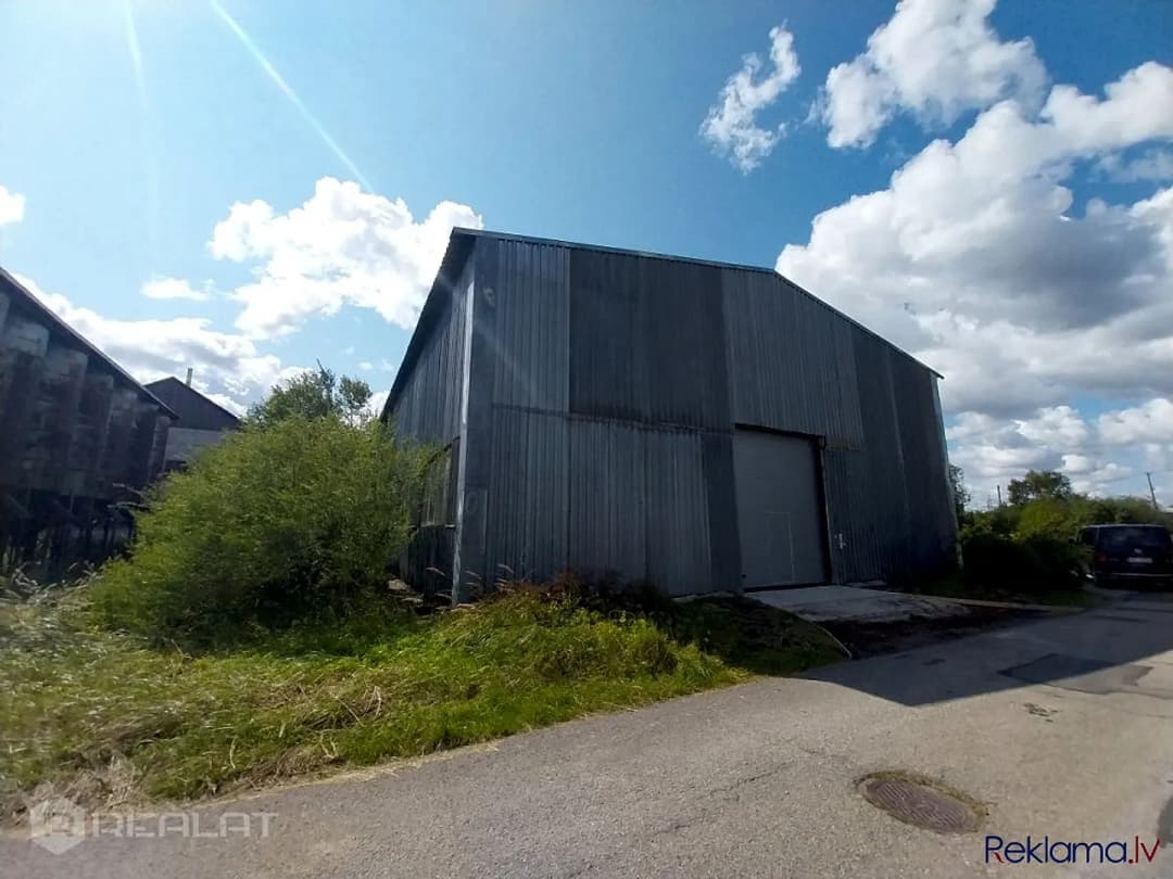 Iznomā noliktavas /ražošanas telpas 1000 m2. platībā + Angārs ir caurbraucams + Telpas nav — bilde 4