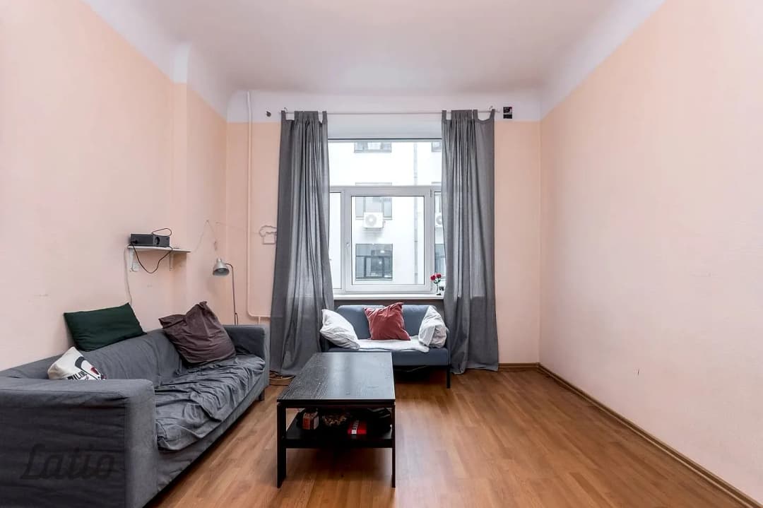 3-ist. Dzīvoklis, 90.7㎡ - Rīga, Centrs