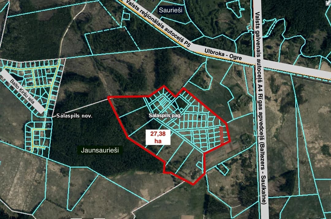 Zeme, 273800㎡ - Salaspils novads — bilde 4