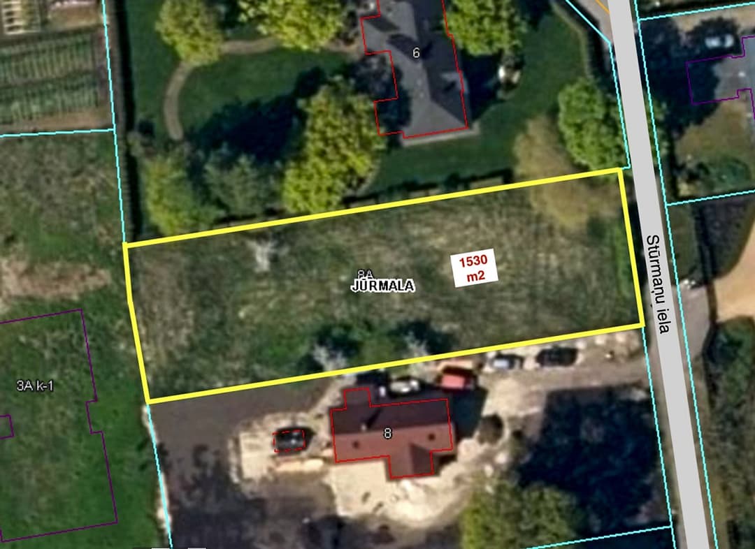 Zeme, 1530㎡ - Jūrmala, Melluži — bilde 4