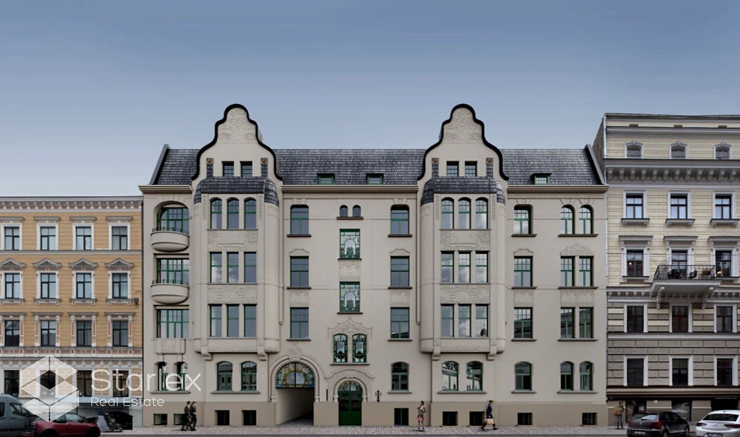 2-ist. Dzīvoklis, 40.3㎡ - Rīga, Centrs