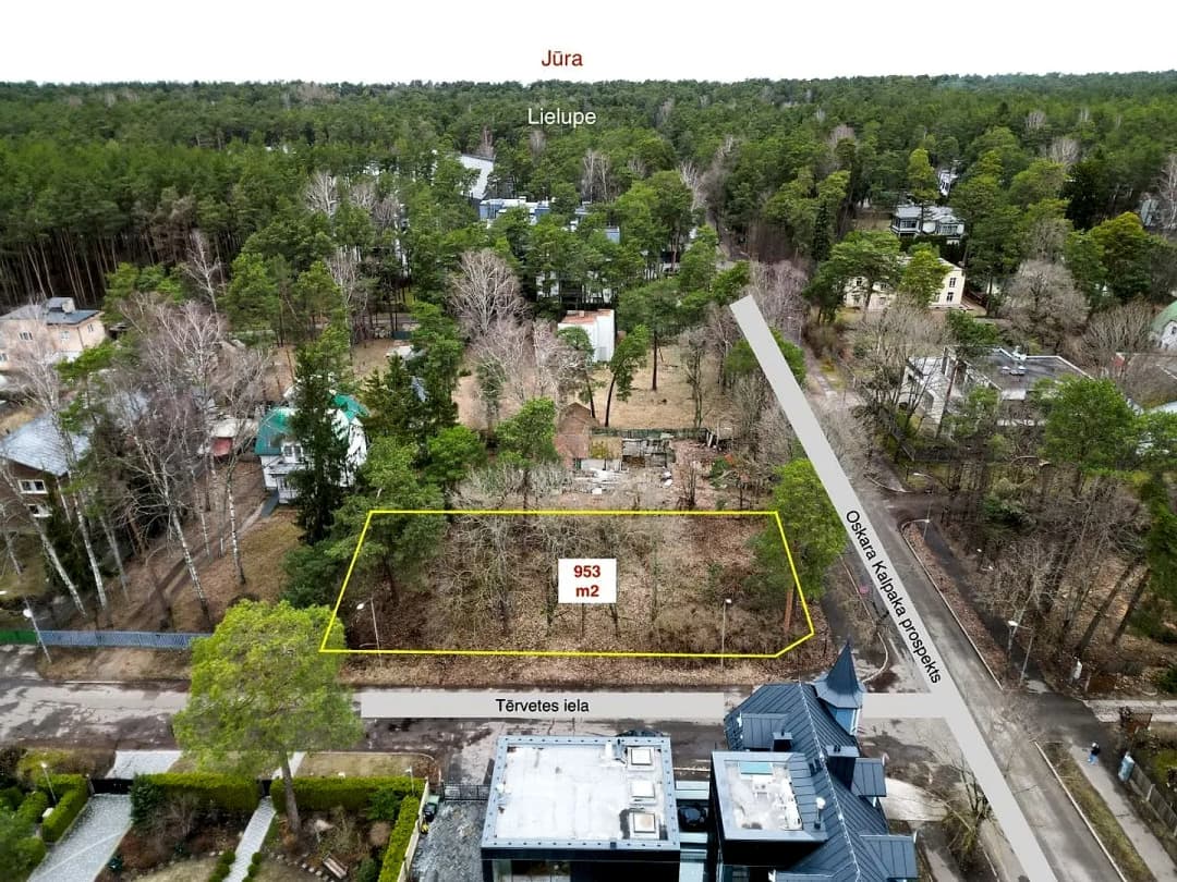 Zeme, 953㎡ - Jūrmala, Lielupe — bilde 4
