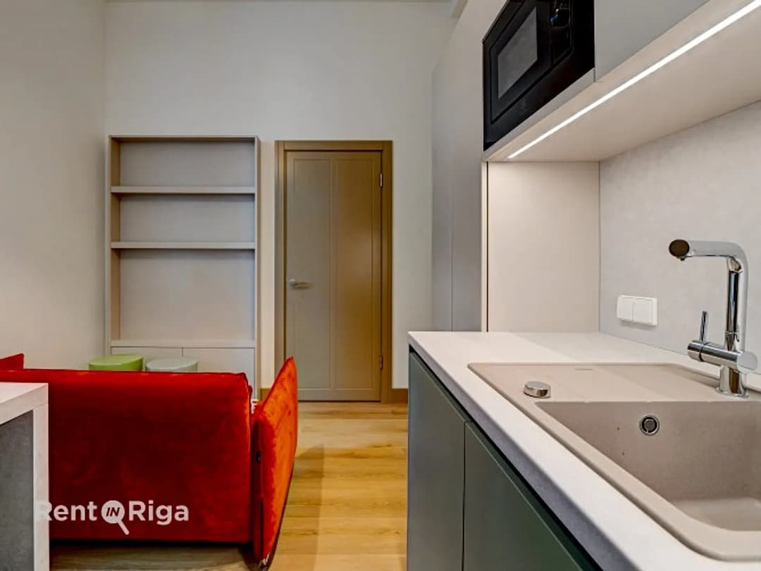 Stilīgs un moderns dzīvoklis Rīgas centrā. Piedāvājumā ir elegants, dzīvoklis ar unikālu — bilde 4