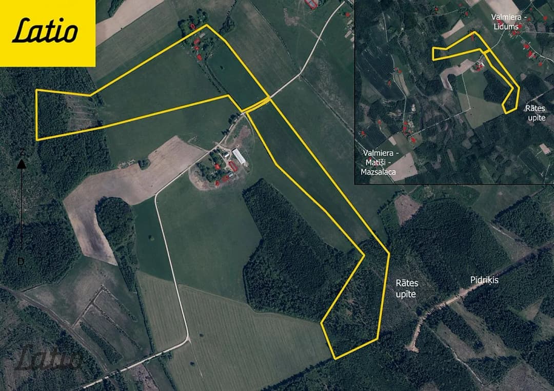 Pārdod īpašumu Valmieras novadā Burtnieku pagastā. Kopējā platība 36,4 ha.
Nekustamā