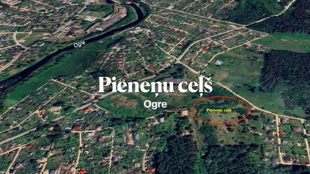 Zeme privātmāju būvniecībai. Klusa, skaista reljefaina vieta dabā ar kokiem un iespēju — bilde 3