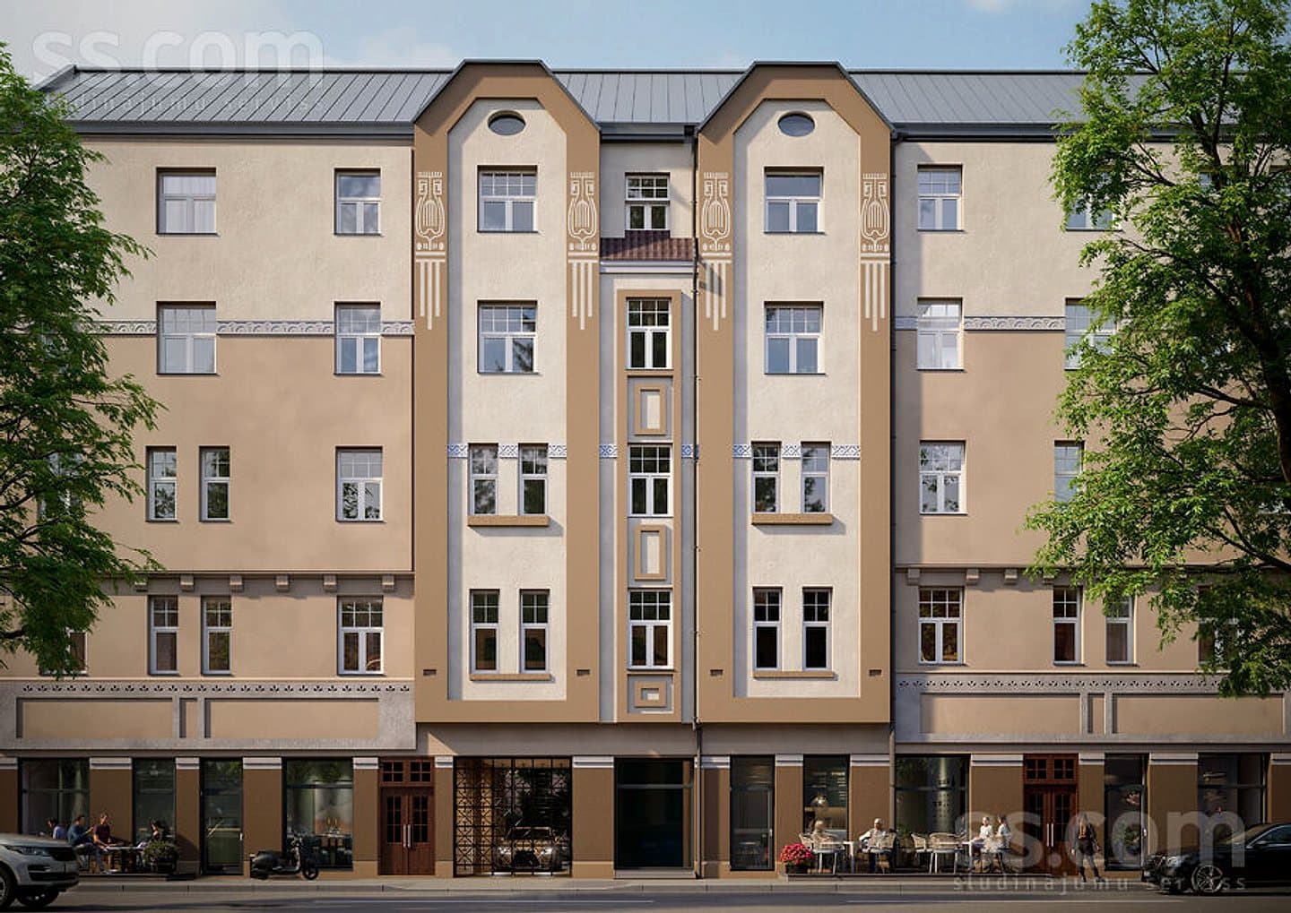 Divistabu dzīvoklis — Ģertrūdes 56 — bilde 2
