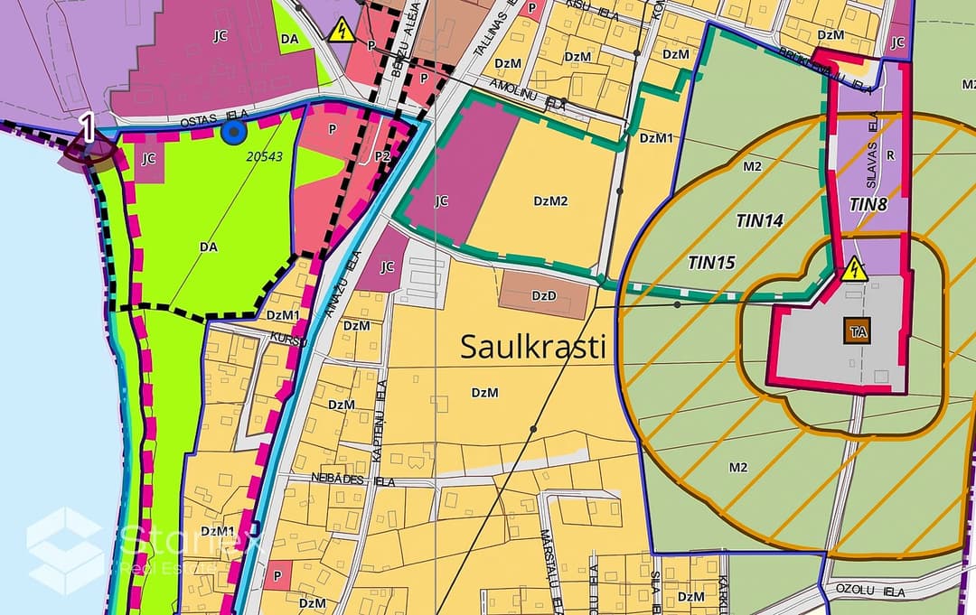 Zeme, 37676㎡ - Saulkrastu novads, Saulkrasti — vēl bildes