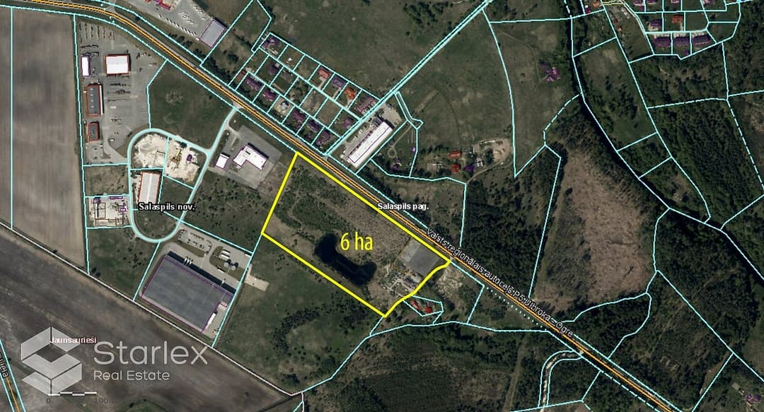 Zeme, 60200㎡ - Salaspils novads, Salaspils pagasts — bilde 4
