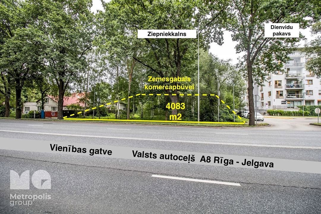 Zeme, 4083㎡ - Rīga