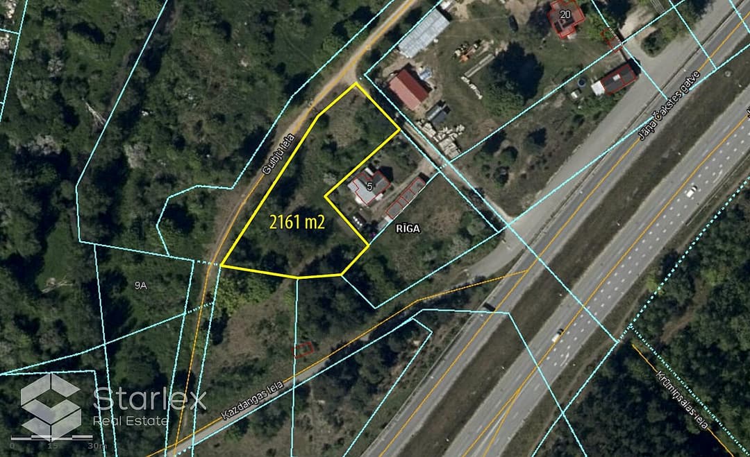 Zeme, 2161㎡ - Rīga, Bišumuiža — vēl bildes