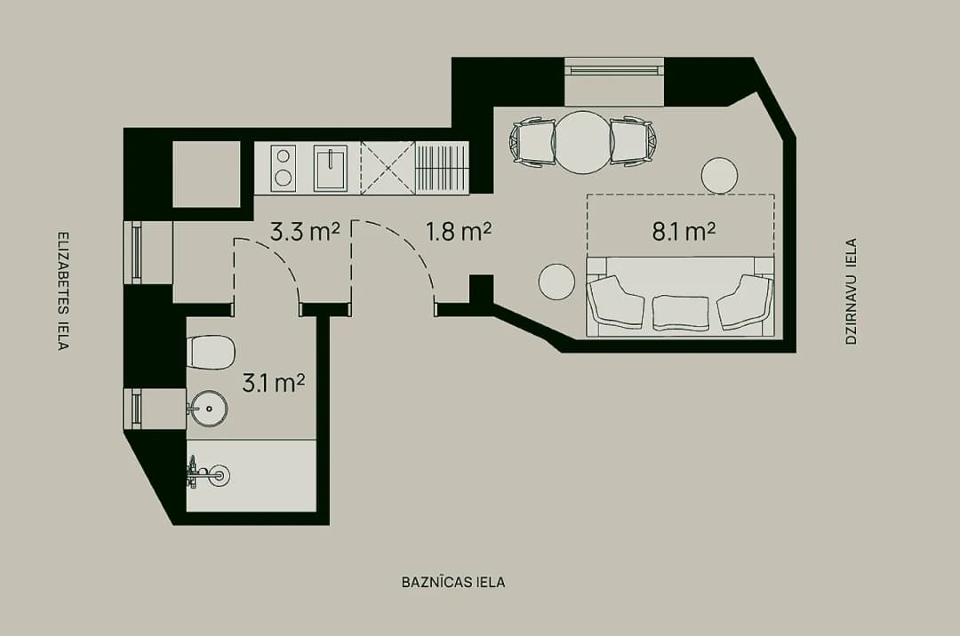 Baznīcas 5, Centrs — bilde 2