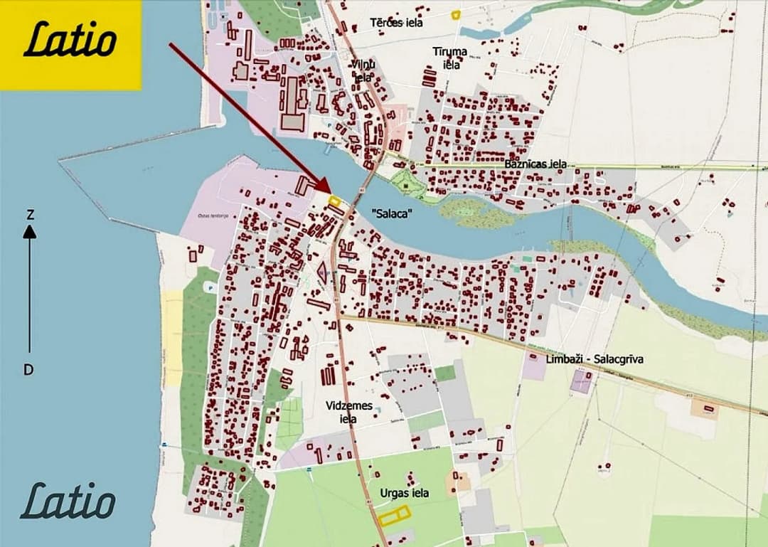Pārdod zemes gabalu Salacgrīvā pie Salacas upes, 500 m no jūras!
Adrese: Rīgas iela 2a, — bilde 4