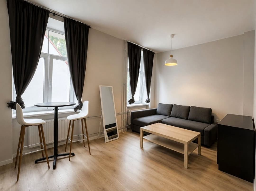 Studio dzīvoklis Aktīvajā centrā, Elizabetes ielā Izīrē gaišu un mājīgu studio tipa