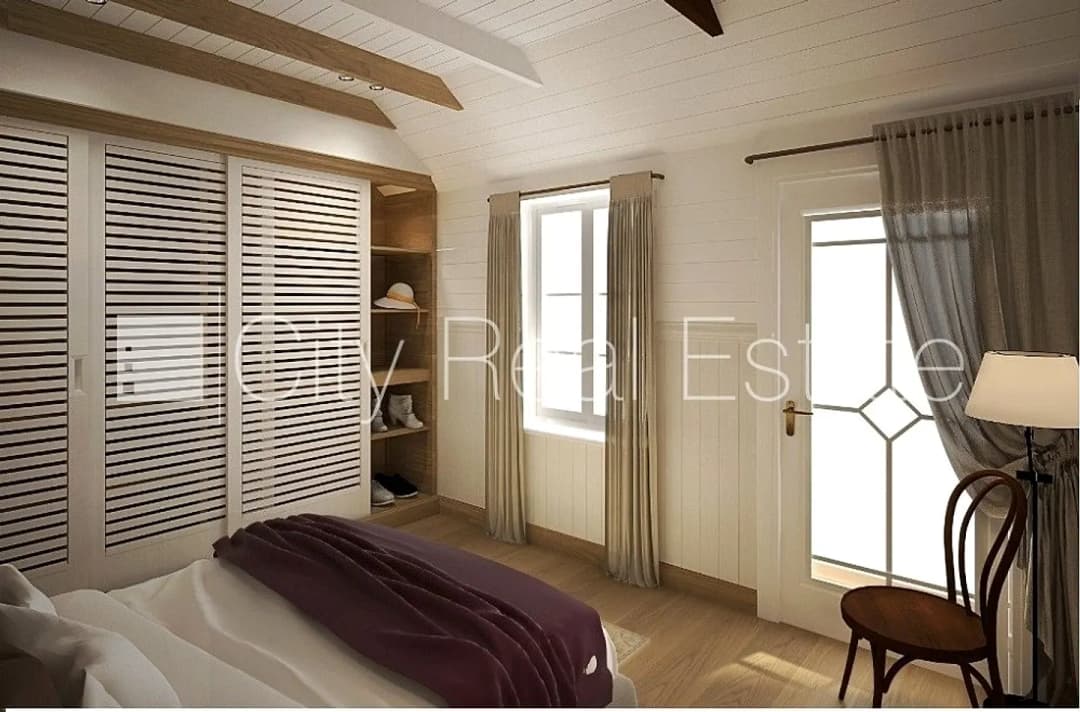 Labiekārtots apzaļumots pagalms, garāža divām automašīnām, balkons, terase, sauna, — bilde 4