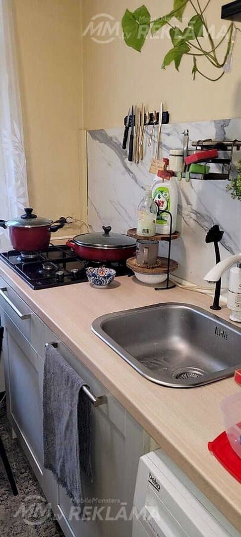 Dzīvoklis Rīgā, Sarkandaugavā, 24 м², 1 ist., 2 stāvs. — bilde 4