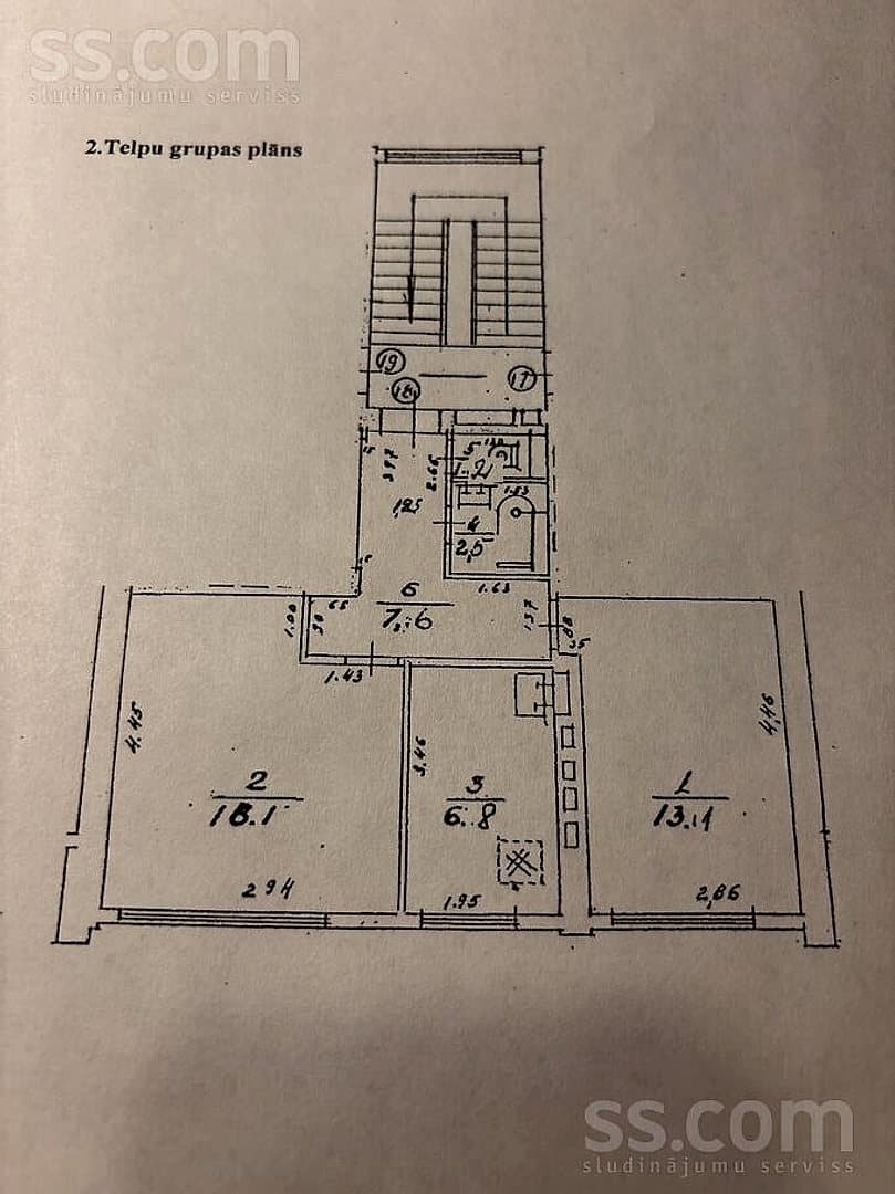 Divistabu dzīvoklis — Ģimnāzijas iela 8b — bilde 3