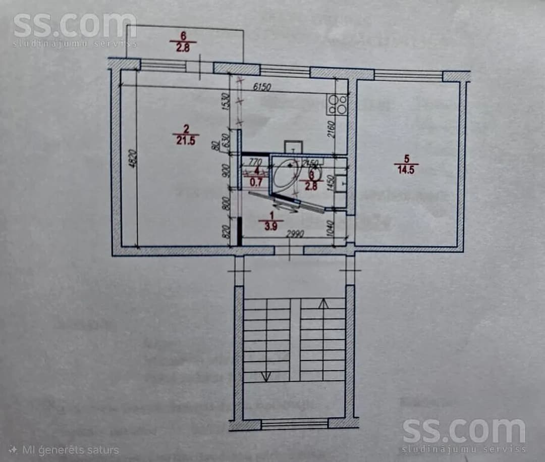 Divistabu dzīvoklis — Latgales 411