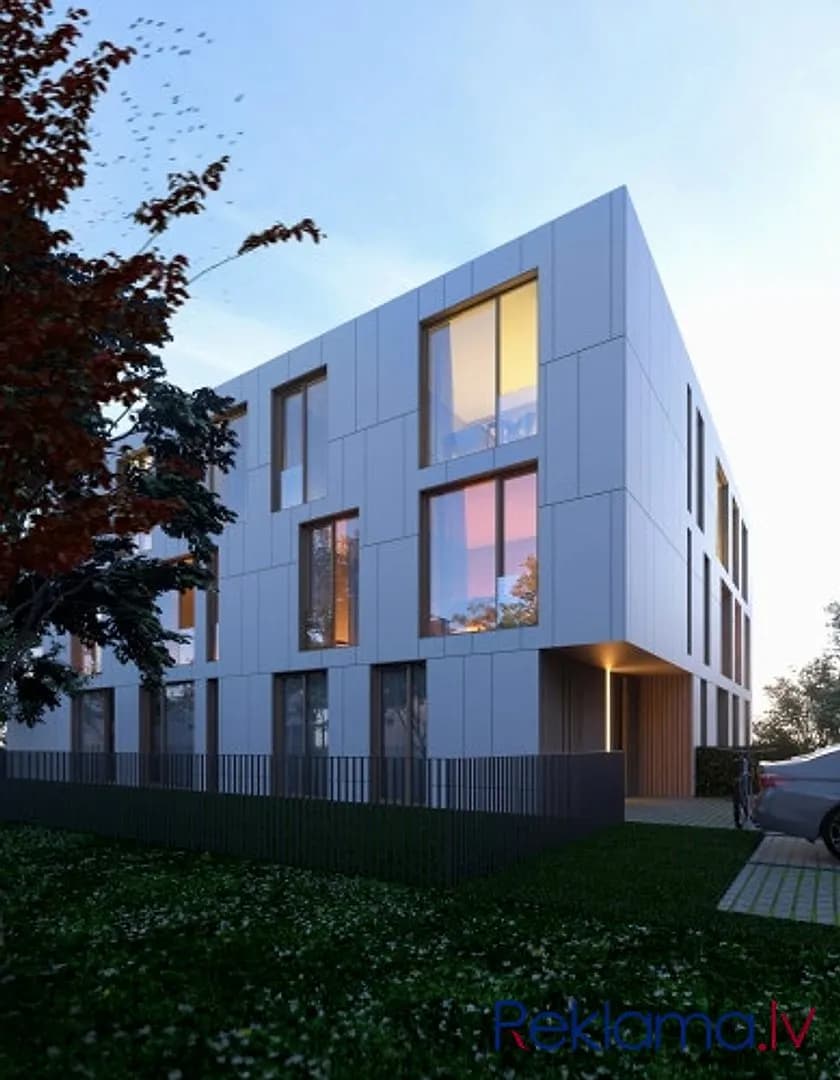 Zeme ar izsniegtu būvatļauju un projektu Dārzciemā. Pārdošanas cena ir norādīta bez PVN. — bilde 2