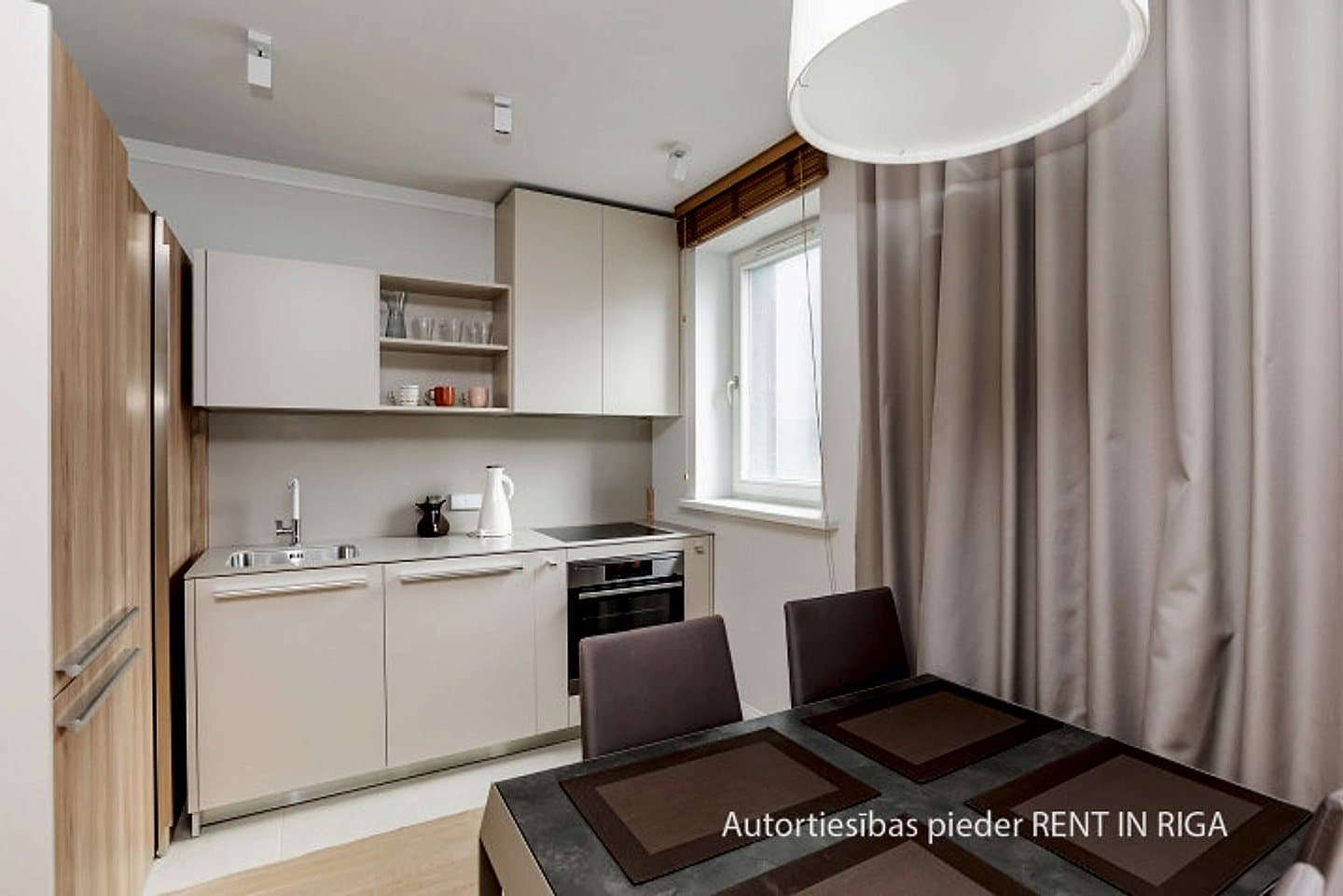 Tiek izīrēts interjera dizainera veidots 3-istabu dzīvoklis projektā Futuris, Rīgas klusajā — bilde 4