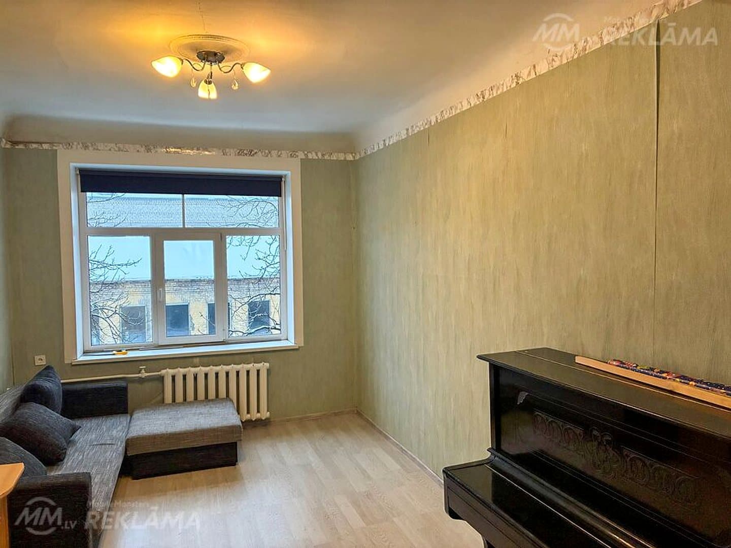 2 istabu dzīvoklis pie Grīziņkalna, ar kopējo platību 52 m2, pirmskara — bilde 2