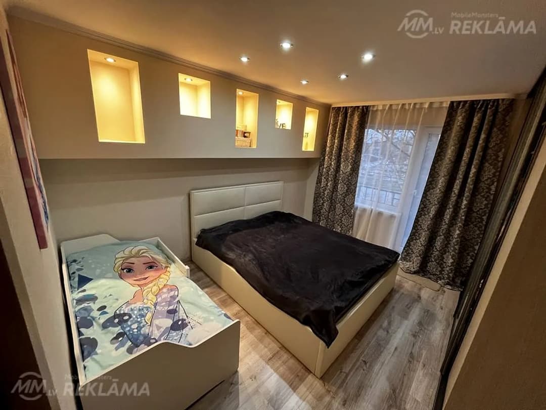 Dzīvoklis Rīgā, Maskavas Forštatē, 62 м², 3 ist., 3 stāvs.