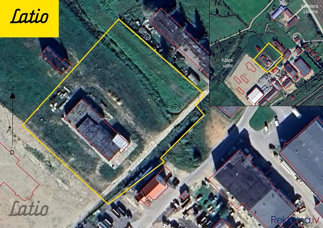 Pārdod komercapbūves zemes gabalu industriālajā teritorijā pie Valmieras, Valmieras — bilde 3