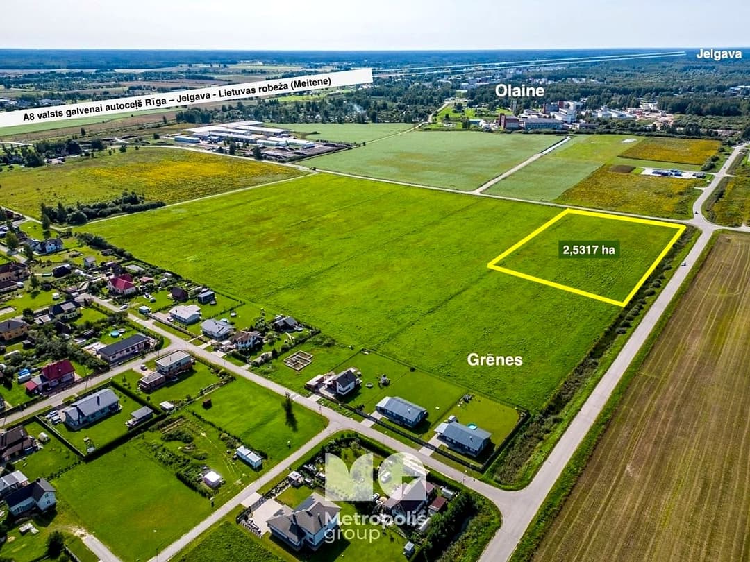 Zeme, 25317㎡ - Olaines novads — bilde 2