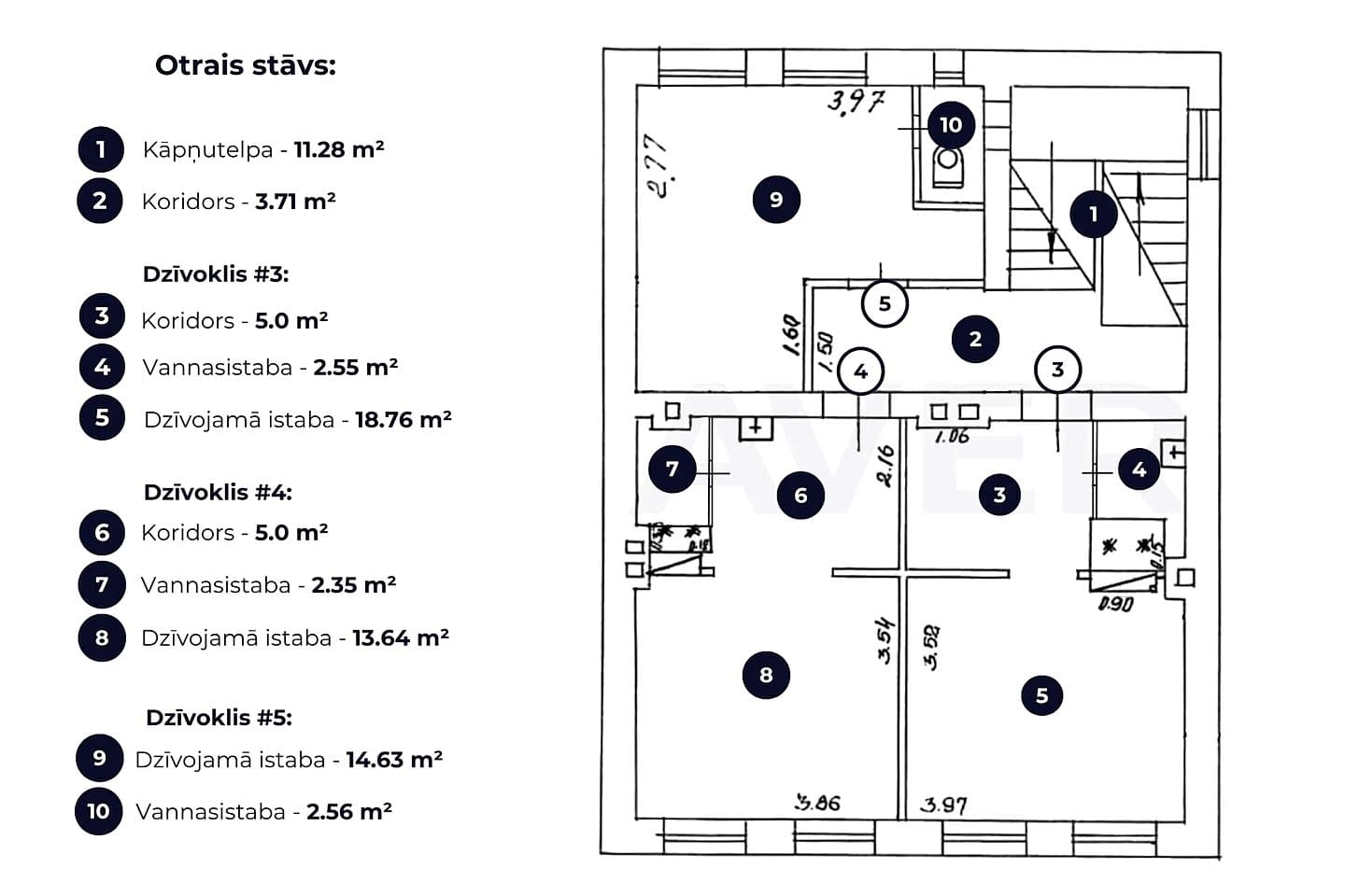 5-ist. Māja, 188㎡ - Rīga, Maskavas forstate — bilde 3