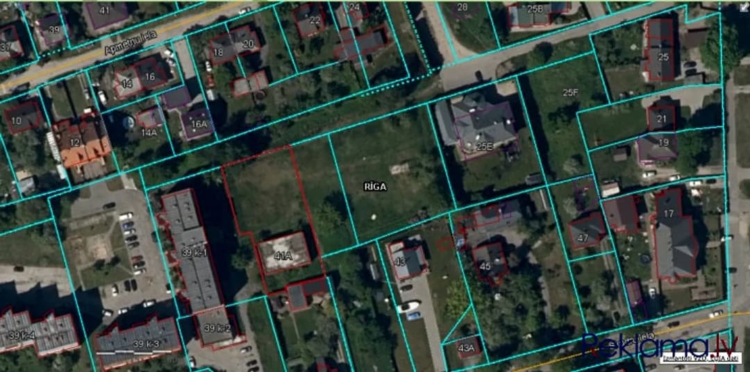 Zeme ar būvprojektu četru stāvu ēkas būvniecībai. Divi zemes gabali: 1. 01001212262 - — bilde 2